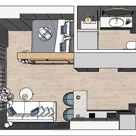 شقة Champion Arkona Residence, Apartament Nr 44